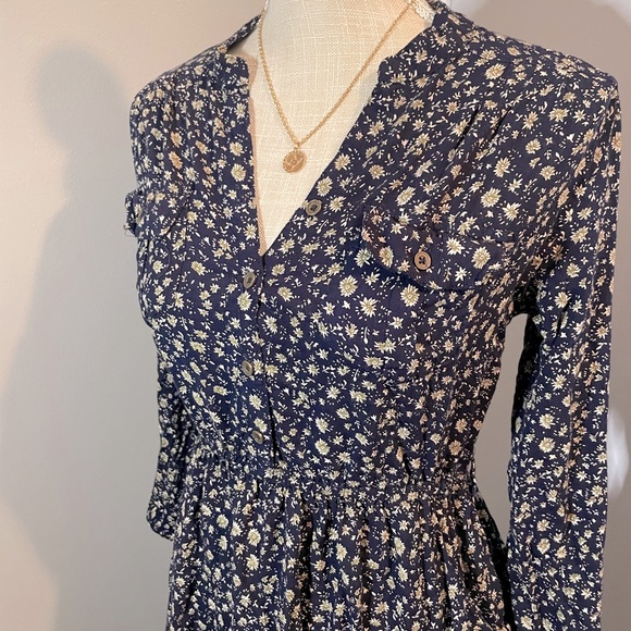 Angie Print Dress W/ Pockets - Picture 5 of 6